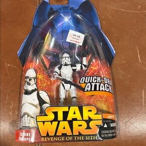 Star Wars Quick-Draw Attack Clone Trooper - White and Black